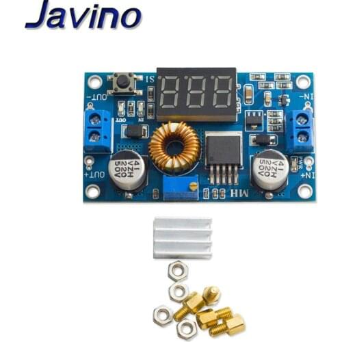 5A 75W XL4015 DC-DC Converter Adjustable Step-Down Module 4.0-38V to 1.25V-36V DIY Adjustable Power Supply