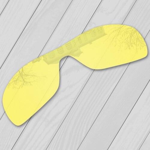 E.O.S Replacement Lenses for Oakley Batwolf OO9101 Sunglasses - HD Yellow Non Polarized