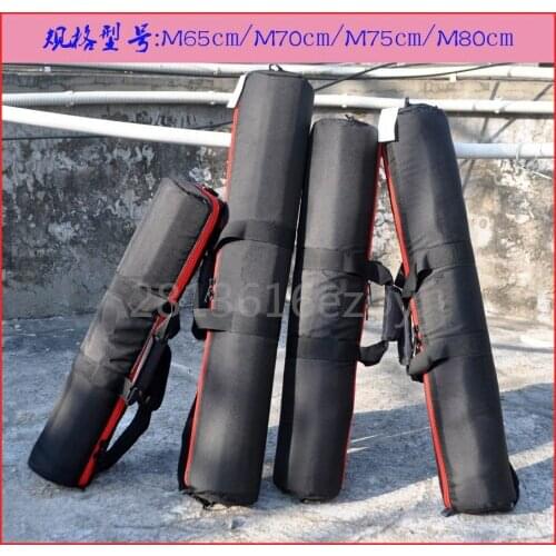 Tripod bag black 50cm 55cm 65cm 75cm 80CM Padded Strap Camera Tripod Carry Bag For Canon For nikon Velbon Tripod bag