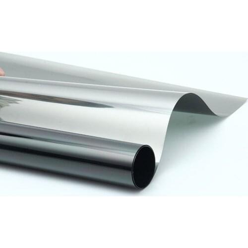 Sunice Window tint Film Black&Silver Reflective Mirror Privacy Sticker Anti UV Windows Glass Removable Home Decal Screen Films