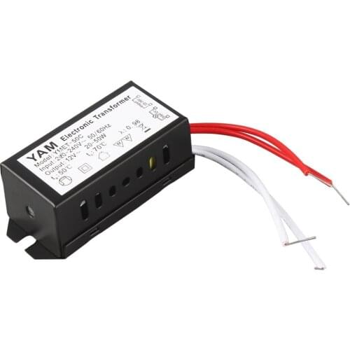 1Pc AC 220V to 12V short-circuit protection Halogen Lamp Electronic Transformer Power Supply LED Driver