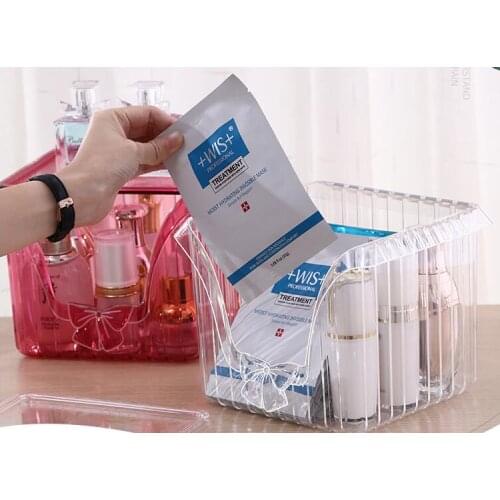 1PC Transparent Makeup Jewelry Acrylic Storage Box Cosmetic Organizer Storage Box Case Sundry Jewelry Storage Tools OK 0693