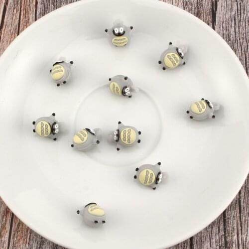 10pcs Harajuku Kartoon Anime Cute Totoro Pendant Finding Unisex Diy Earrings Necklace Charms Handmade Jewelry Accessories AC170