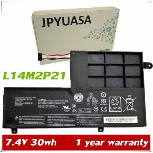 7XINbox 7.4V 30wh 4050mAh L14L2P21 L14M2P21 Laptop Battery For Lenovo ldeapad 300s S41 S4175 S41-70AM-IFI S41-70-ITH S41-70-ISE