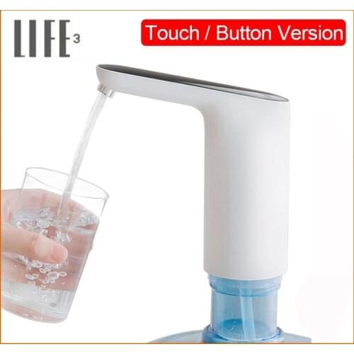3LIFE Automatic Water Pump Mini Touch&Botton Switch Wireless Rechargeable 60min auto stop Electric Dispenser