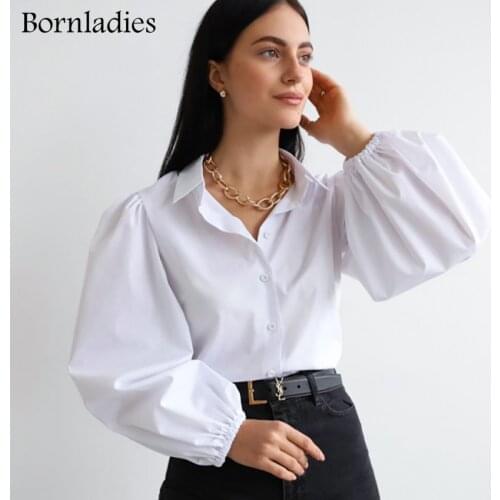 Bornladies Womens White Shirts