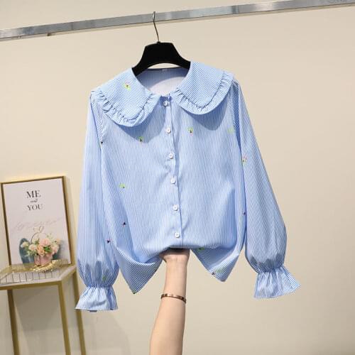 DAYIFUN Collar Blouses