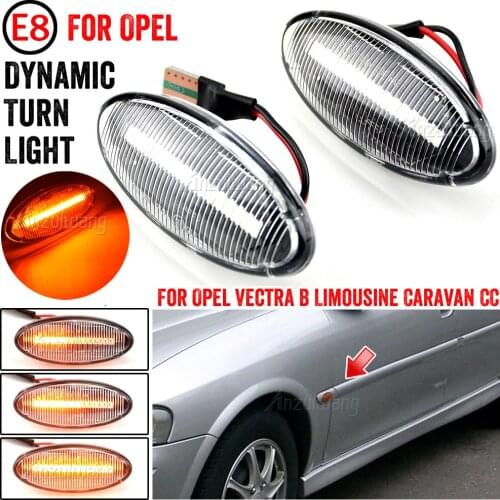 For Opel/Vauxhall Vectra B MK1 1995 1996 1997 1998 1999 2000-2003 LED Dynamic Side Marker Turn Signal Light Indicator Light