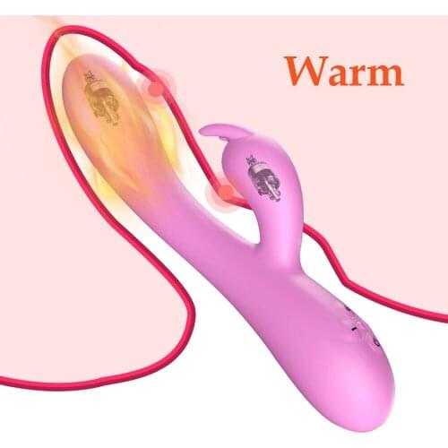 EXVOID Heating Dildos for Women G Spot Massager Dildo Vibrator Female Masturbator Sex Toys for Women Rabbit Vibrator