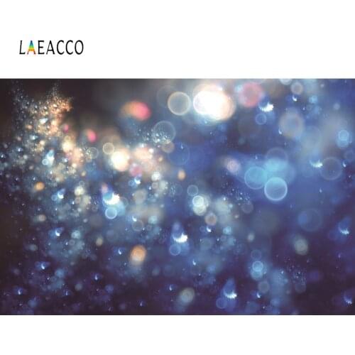 Laeacco Light Bokeh Bubble Dreamy Portrait Baby Doll Photography Backgrounds Customized Photographic Backdrops for Photo Studio