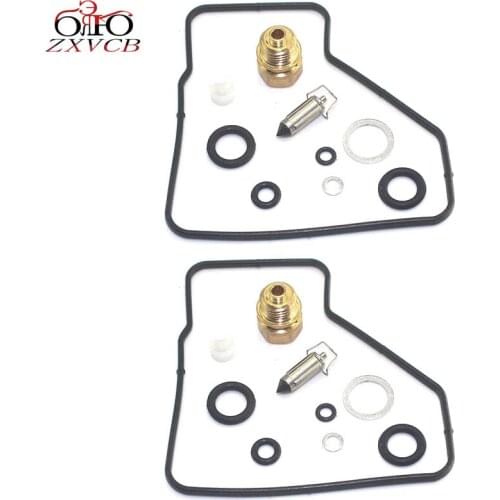 2SET for VTR250 Interceptor 1988-1990 VTR 250 Motorcycle carburetor repair kit floating needle parts