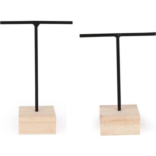 2Pcs T Bar Earring Display Stand Earring Holder Jewelry Tower Holder for Retail, Show, Tabletop for Women