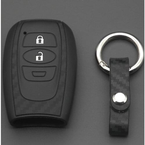 Kutery 10psc 3 Buttons Remote Car Key Case Silicone Protect Shell For Subaru Legacy Impreza Forester XV BRZ WRX Levorg Outback