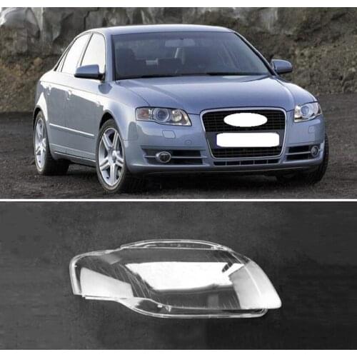 Lofty Richy For Audi A4 B7 2006-2008 Front Lamp Shade Lamp Headlight Mask Headlight Shell Transparent Lampshade Cover Lens Glass