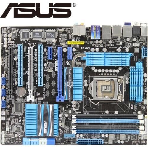 Asus P8P67 EVO Desktop Motherboard P67 Socket LGA 1155 i3 i5 i7 DDR3 32G ATX UEFI BIOS Original Used Mainboard On Sale