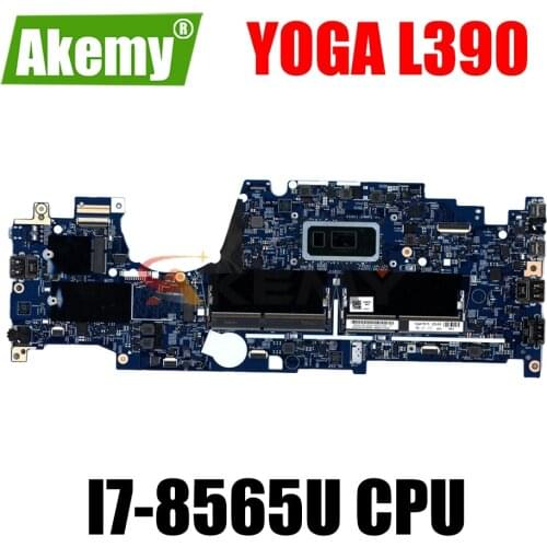 For Lenovo ThinkPad L390 laptop motherboard LKL-2 MB 18724-1M 448.0FC02.001M 448.0FC02.0011 W/ CPU I7-8565U 100% fully tested
