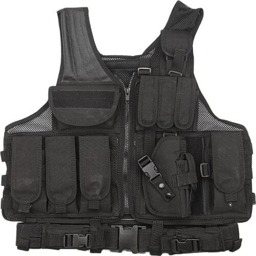 Multi-function combination tactical vest tactical airsoft vest