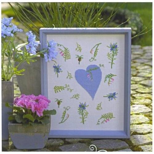 Needlework Cross stitch Handmade 14CT Counted Canvas DIY,Cross-stitch kits,Embroidery embroidery Magazine Blue Story 34-42