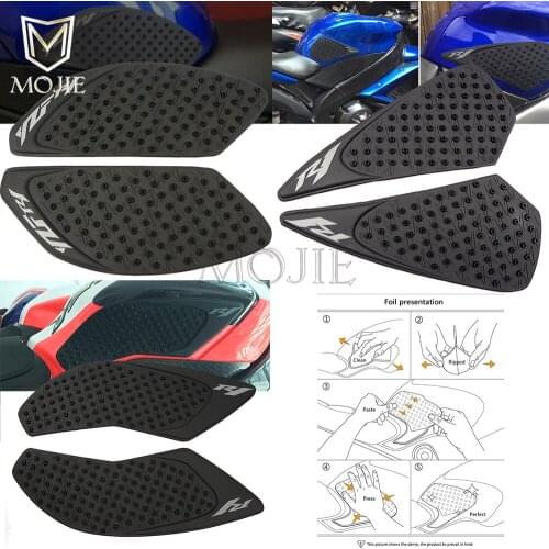For Yamaha YZF-R1 YZF R1 YZFR1 2004-2008 2009-2014 2015-2016 Motorcycle Tank Pad Protector Sticker Gas Fuel Tank Sticker Decal