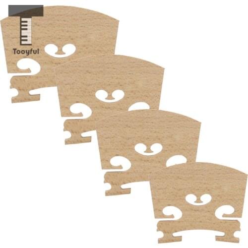 Tooyful Durable Maple Violin Bridge Musical Instrument Accessory Violin Replacement Parts