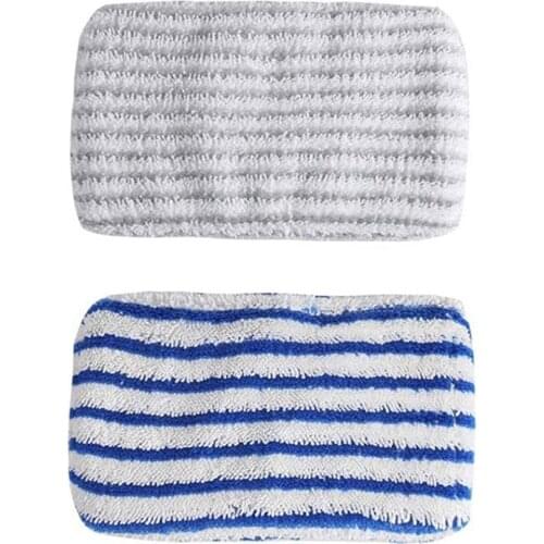 2pcs Microfibre Cloth Pads For Rowenta Clean&Steam ZR005801 Cleaner Accessory Replacement Cleaning Parts Washable And Reusable