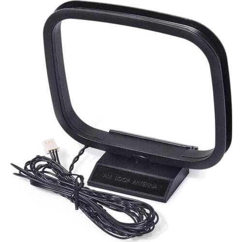 Radio FM/AM Loop Antenna For Sony Sharp Chaine Stereo Receiver System Receiver AV Connector M7F6