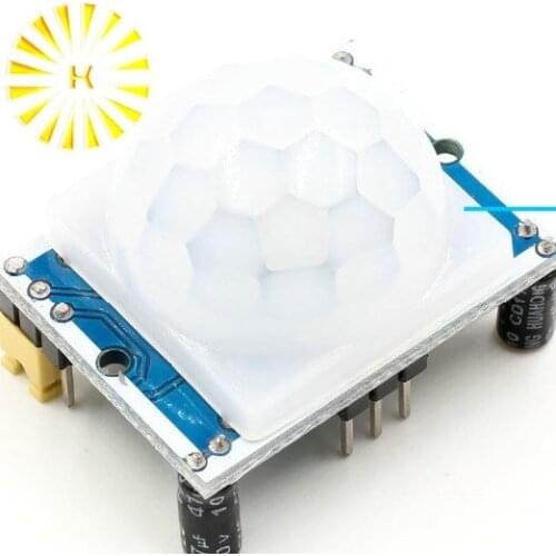 Blue HC-SR501 Adjust Infrared IR Pyroelectric Infrared PIR module Motion Sensor Detector Module