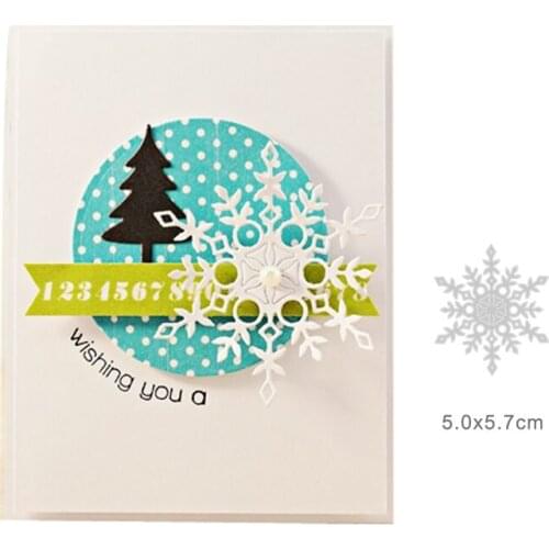 Snowflake Cutting Dies Stencils For DIY Scrapbooking Decorative Embossing Handcraft Die Cutting Template Album Card Craft DIY