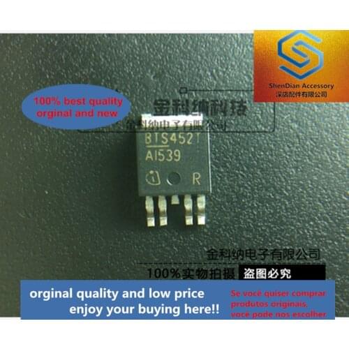 10pcs only orginal new smart switch circuit protection BTS452T 62V 200 milliohms