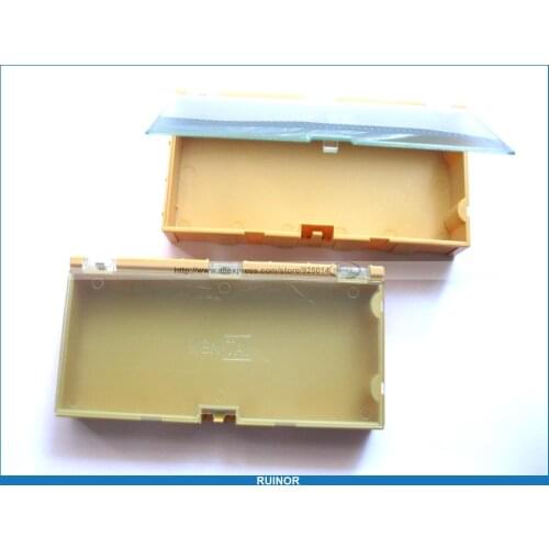 12 Pcs SMD SMT Electronic Component Storage Box Yellow