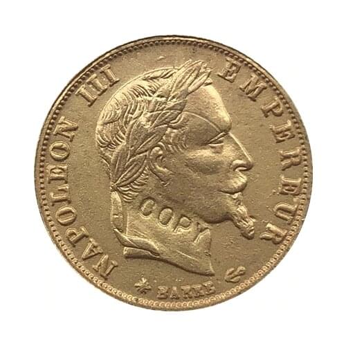 1865 France 5 Francs - Napoleon III coins copy