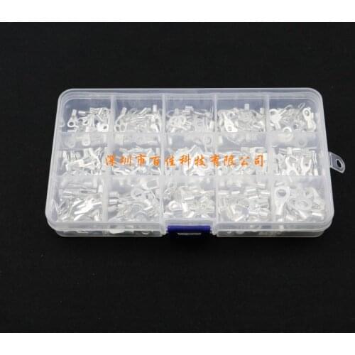 375pcs cold pressing terminal terminal block y-type u-type o-type round fork bare OT copper nose quick pressing terminal