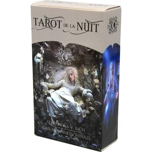 78 Cards Deck Tarot De La Nuit Full English Family Party Board Game Oracle Cards Dropship