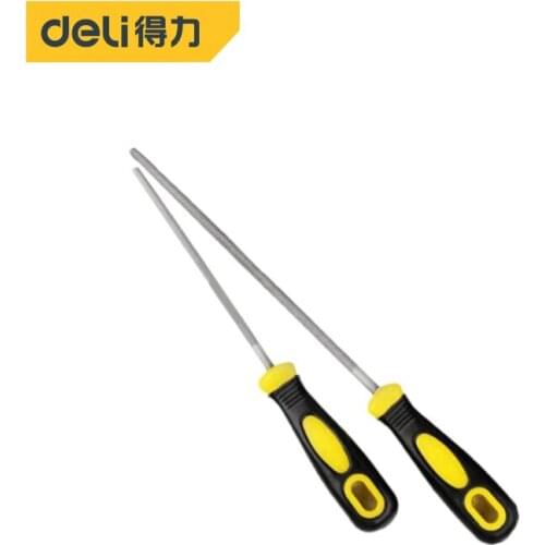 Deli Wood Carving Tool File Needle Rasp Woodworking Files Hobby Hand Carving Craft DIY Folder Metal Middle Tooth Round Filing