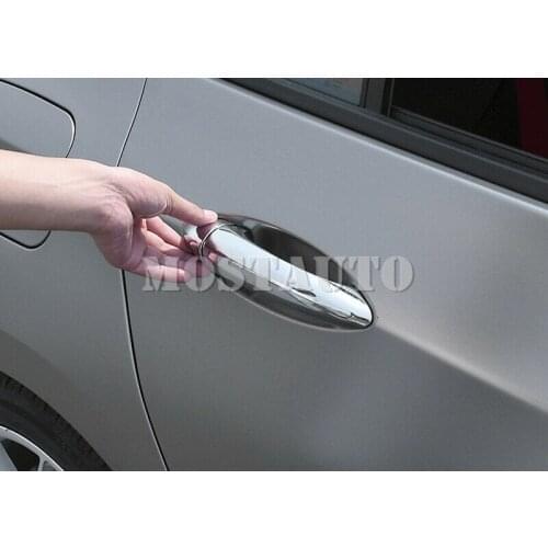 For Chevrolet Cruze 2017-2018 with Smart Key Holes ABS Door Handle Cover Trim 8pcs Car Accessories Interior Car Decor Car Trim