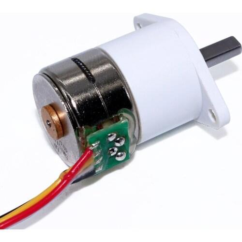 Small Reduction Gear Brushless Stepper 5V Motor 2-phase 4-wire All metal gear GM12-15BY 15MM