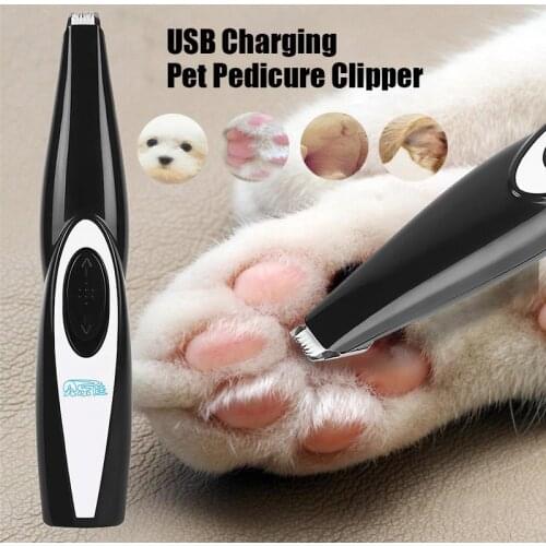 Pet Dog Hair Grooming Machine Electrical USB Charging Trimmer for Pet Cat Dog Face Foot Ear Butt Hair Shaver Low Noise Haircut