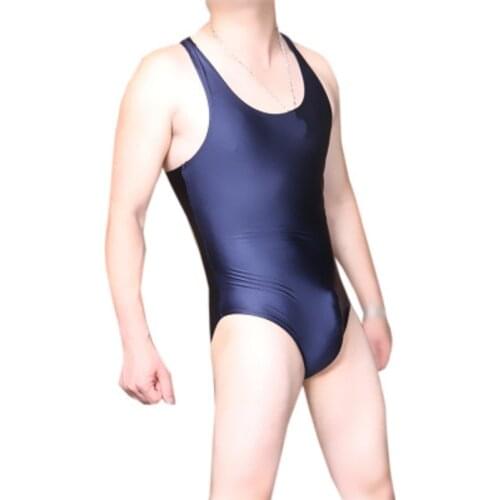 Men Buttock Covered One-Piece Vest Bodybuilding Tank Top Gym Fitness Clothing Transparent Tanktop Bodysuit Hot Shapers Shirts