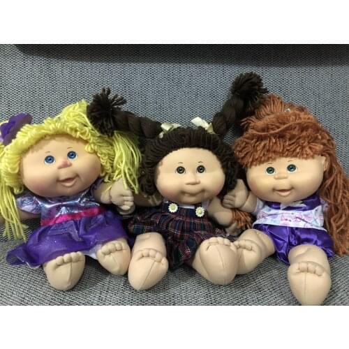 Lovely cabbage patch kids baby doll bounces back collects birthday gifts for girls