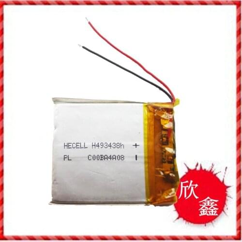 New Hot Li-ion Cell MP4 493438 navigator 3.7V 503538 polymer GPS rechargeable battery Large Capacity Batteries