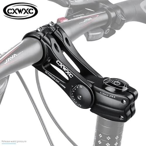 Adjustable MTB Stem For Bike Handlebar Stem 90/110/145mm Aluminum Alloy Mountain BMX Fixie Gear Cycling Bicycle Stems Part