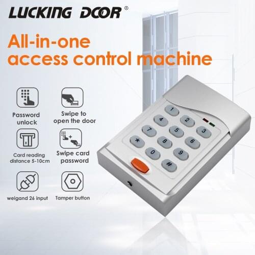 125Khz RFID Access Control Machine Keypad WG26 Input Standalone Access Control System 600users