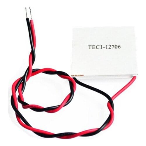 TEC1-12706 12706 TEC Thermoelectric Cooler Peltier 12V New Of Semiconductor Refrigeration TEC112706 Heatsink Plate Module