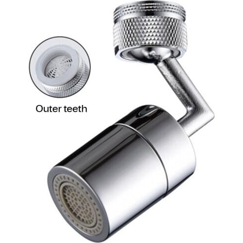 720 Degree Universal Rotating Filter Splash-proof Faucet Multi-function Shower Nozzle Bubbler