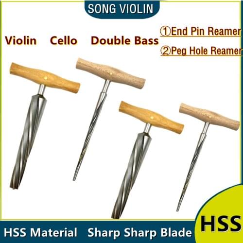 Violin+cello PEG HOLE REAMER+cello+bass end pin reamer #6074