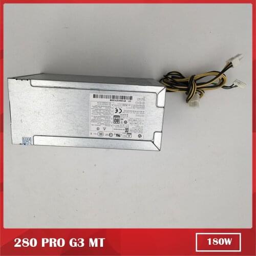 100% Test for Power Supply for HP 280 PRO G3 MT HP PCG004 901771-001 901771-002 901771-004 D16-180P1B 180W Work Good