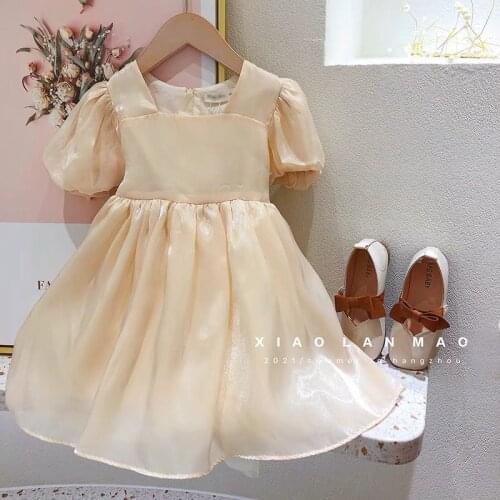 2021 Summer Dress Girl Clothing Childrens Clothes Cotton 2-10y Costumes Dresses For Girls Toddler Child School Dress Fashion