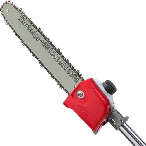 26mm/28mm 7T/9T/Square Spline Pole Chainsaw Saw Tree Cutter Tree Chainsaw Gearboxs Gear Head Tool +Chain+Guide Woodworking