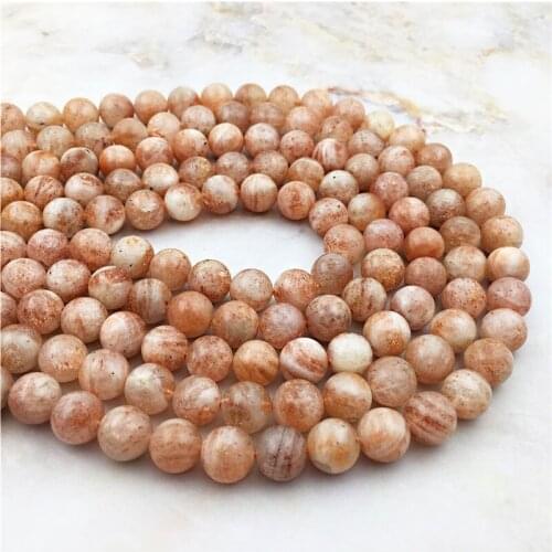 Top Quality Natural 6 8 10mm Brazil Golden Sun Crystal Beads Stone Smooth Loose Round Hematite Gem DIY Bracelet Necklace Jewelry