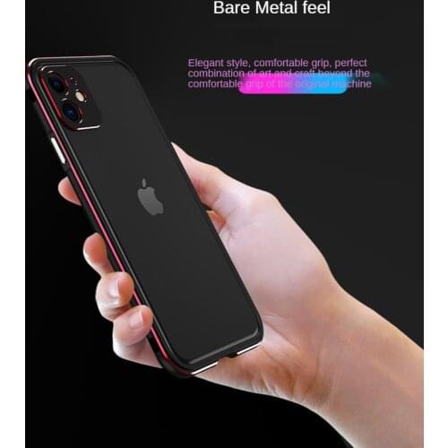 Case for iphone 11 Cover Shockproof Metal Bumper Aluminum Frame Ultra Thin Cover for iphone 11 pro max Case